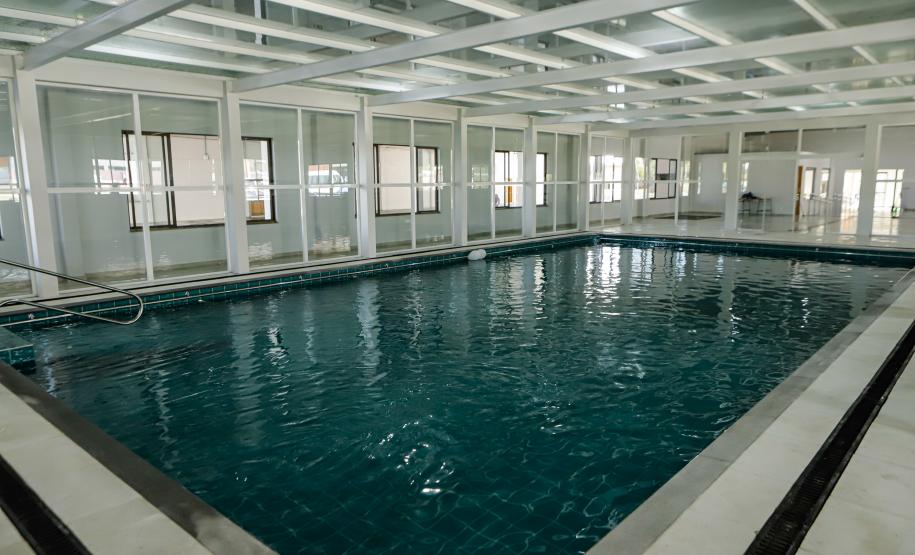 Irati, 03 de abril de 2024 - O governador Carlos Massa Ratinho Junior participa da inauguração da Cidade do Idoso de Irati, projeto pioneiro que reúne diversos serviços em um mesmo ambiente.